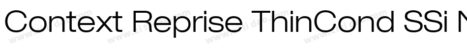Context Reprise ThinCond SSi Normal字体转换